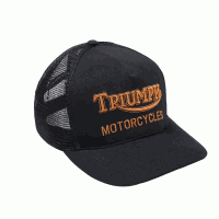 GORRA OIL TRUCKER RETRO LOGO NEGRO TRIUMPH-Triumph