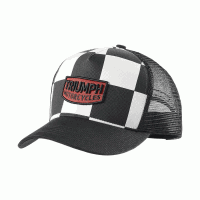 GORRA PRITCHARD NEGRA, BLANCO ROTO Y ROJA TRIUMPH-Triumph