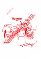 CARROCERÍA / PEGATINAS para Triumph TROPHY