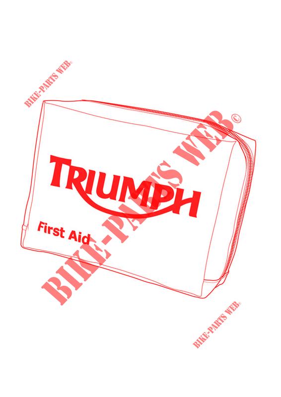 KIT DE PRIMEROS AUXILIOS DIN 13167 para Triumph Thruxton EFI
